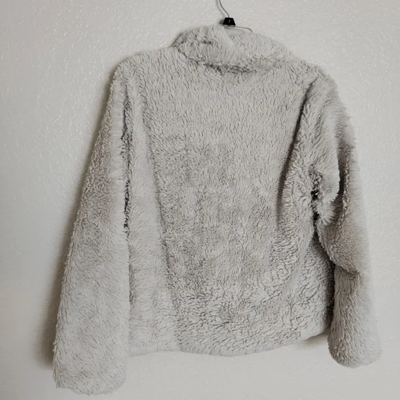 Patagonia Pelage Jacket Womens Medium Raw Linen Cream M 28215 High Pile Fleece - Picture 10 of 10